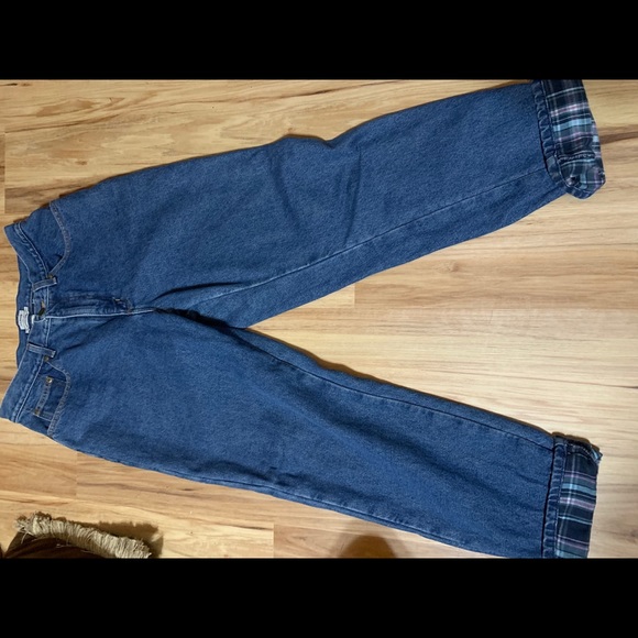 ladies lined jeans